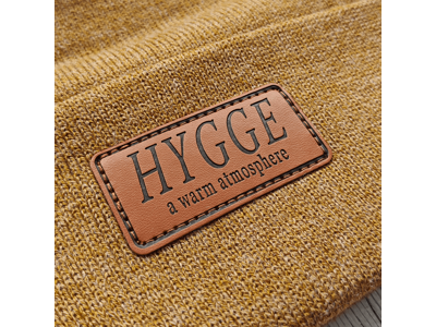 Beanie - Okker Gul Meleret - Hygge