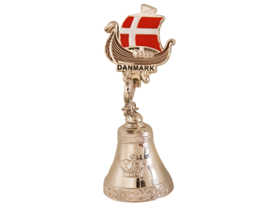 Magnet, Vikingskib M. Flag Klokke Sølv