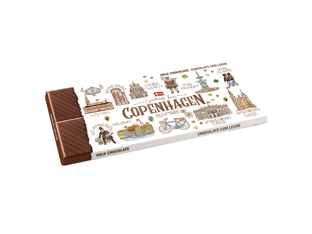 Mælkechokolade 100 gram Akvarel CPH