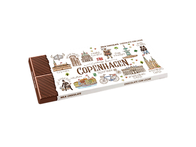 Mælkechokolade 100 gram Akvarel CPH