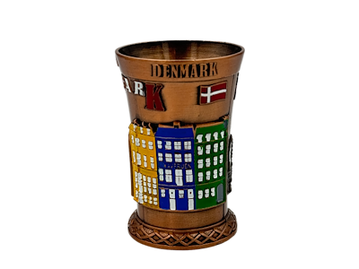 Shotglas, Denmark Nyhavn Bronze