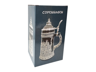 Bierstein, Byens Tårne Tin Låg 11 cm