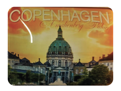 Glasmagnet, Amalienborg Marmorkirken