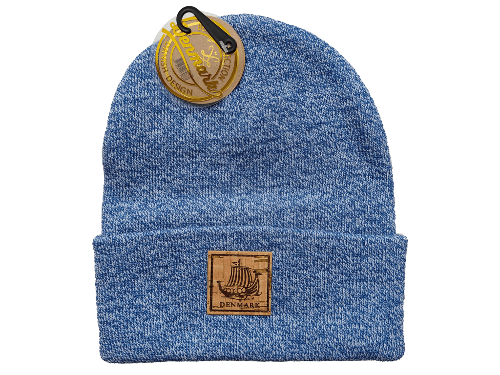 Beanie - Blå Nistret - Vikingeskib
