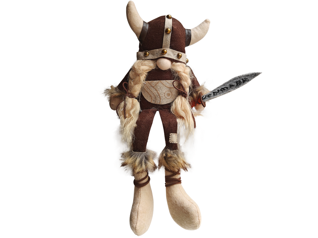 Viking I Stof Kvinde Dingleben 37 cm.