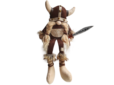 Viking I Stof Kvinde Dingleben 37 cm.
