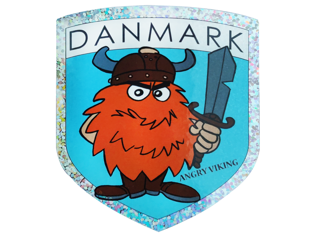 Klistermærke, Angry Viking
