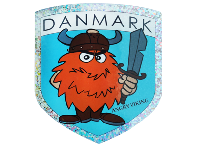 Klistermærke, Angry Viking