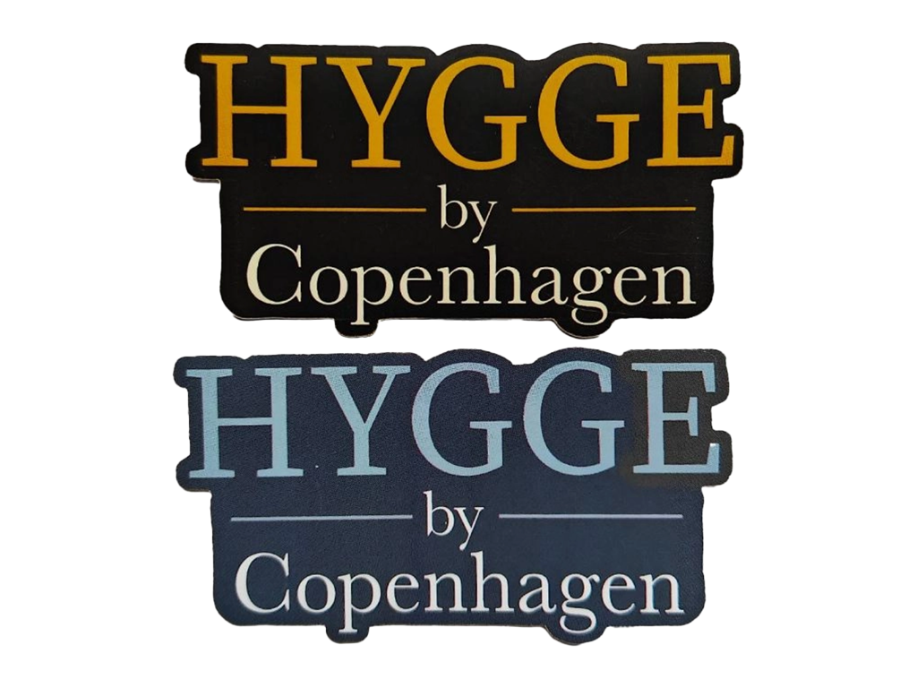 Klistermærker, Hygge By CPH Sort Og Blå Sæt 2 Styk