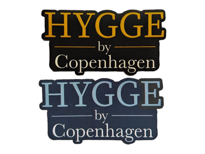 Klistermærker, Hygge By CPH Sort Og Blå Sæt 2 Styk