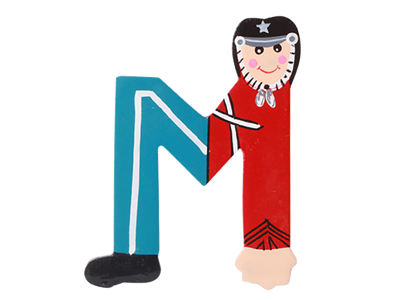 Træbogstav M