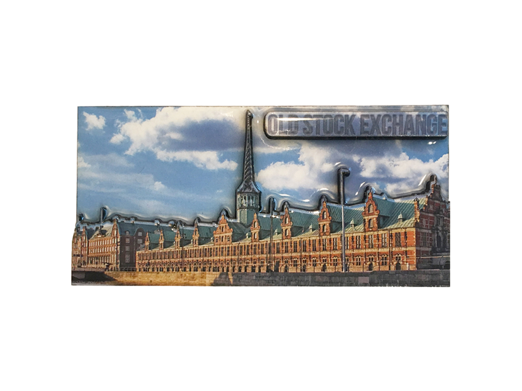 Magnet, Old Stock Exchange 3D Epoxy MDF/Epoxy