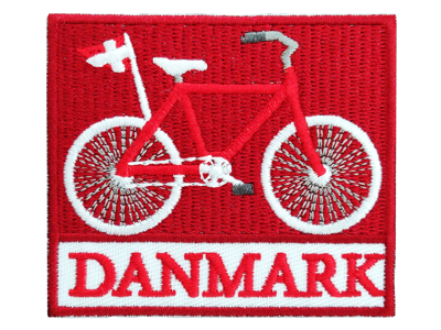 Stofmærke Cykel Firkantet