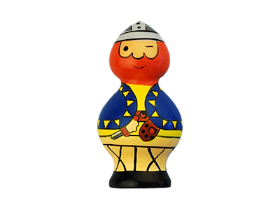 Magnet Viking Blå Rund