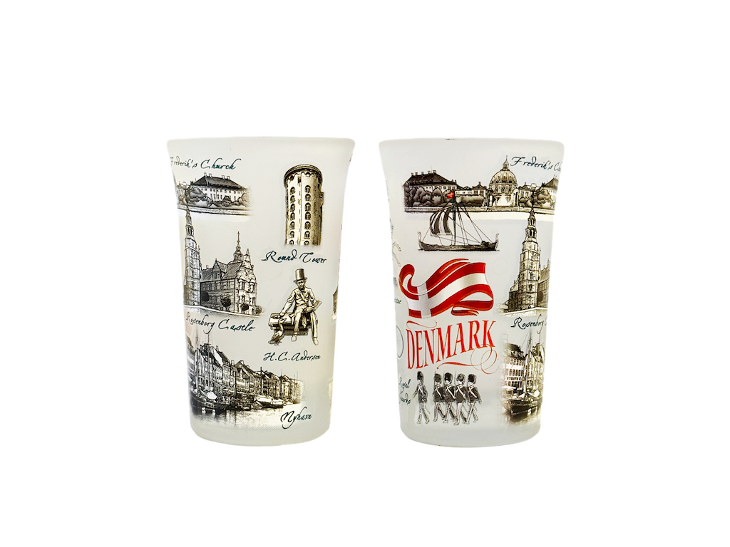 Shotglas, Tulip Black & White