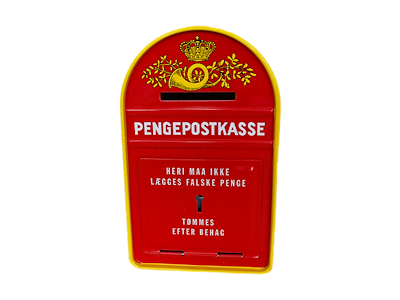 Sparebøsse Postkasse