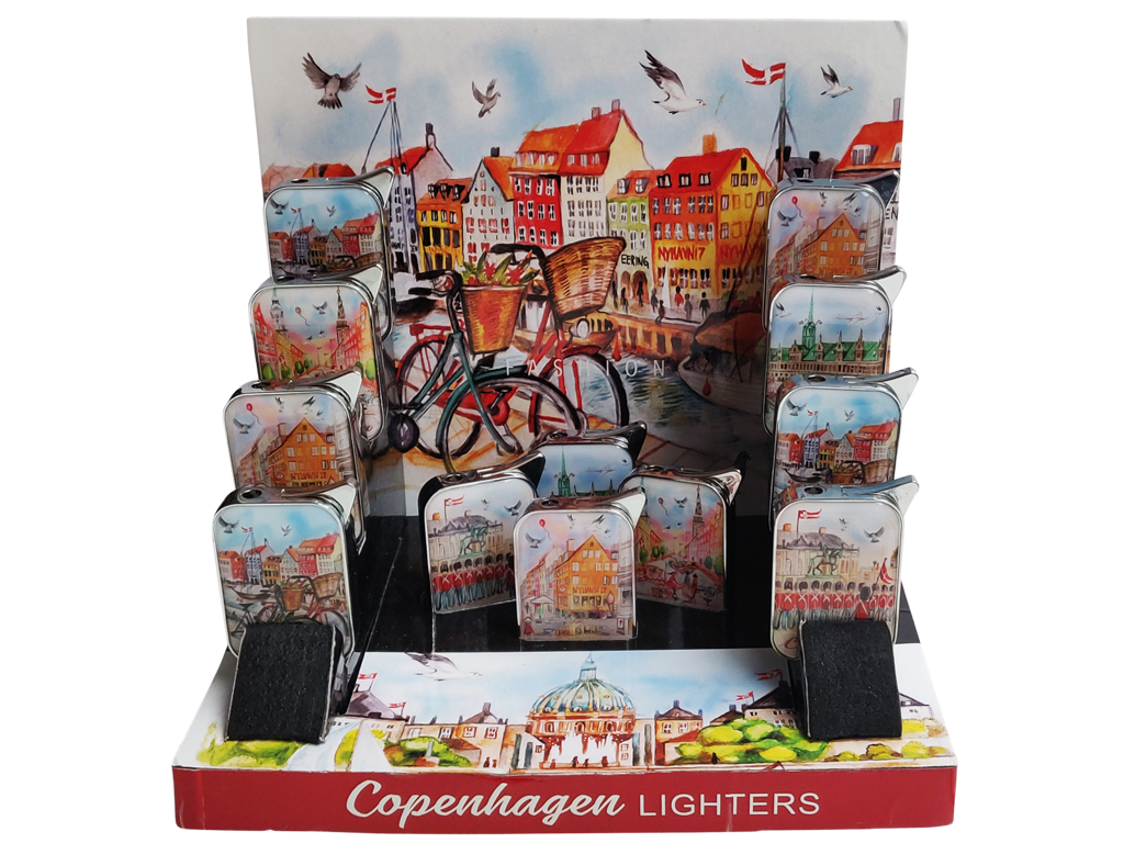 Lightere I Display Akvareltegninger