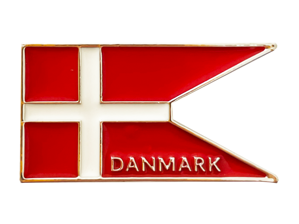 Pin, Spids Flag Denmark