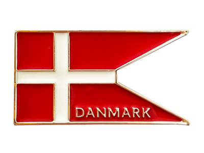 Pin, Spids Flag Denmark