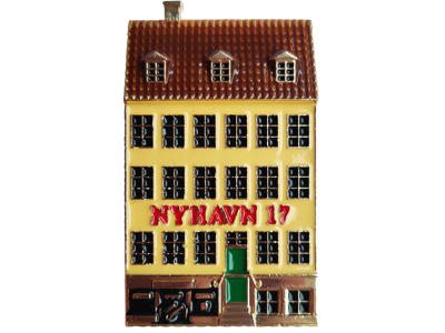 Magnet Nyhavn 17 Emalje