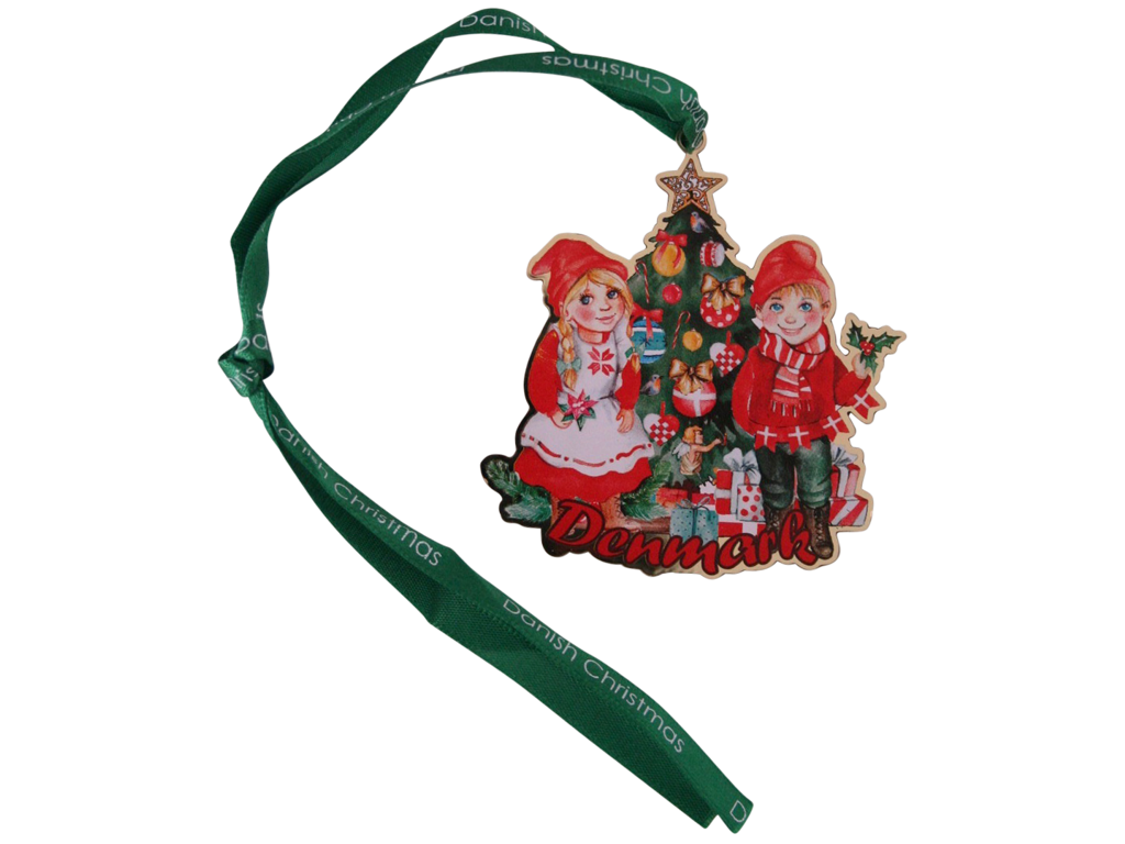 Juleophæng, Nissebørn Og Juletræ