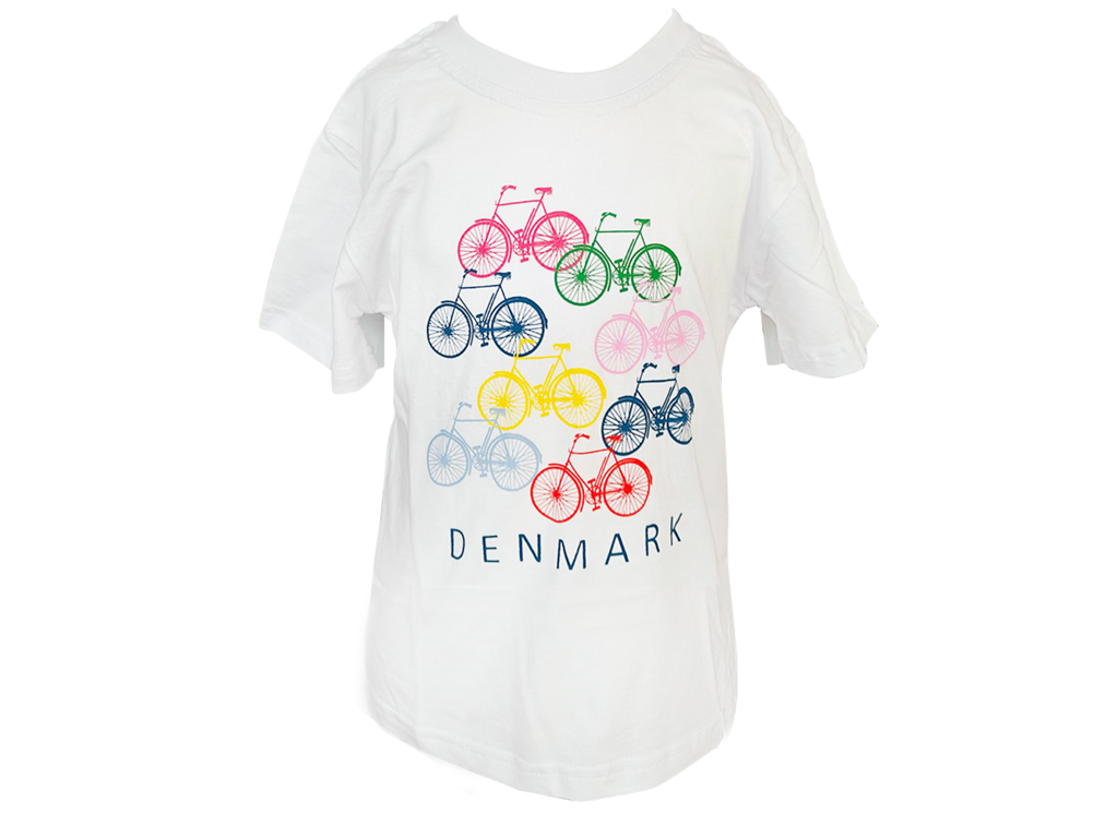 T-shirt, Farvede Cykler Børn