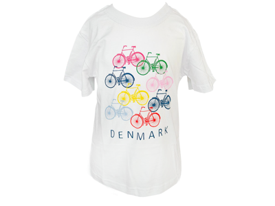 T-shirt, Farvede Cykler Børn