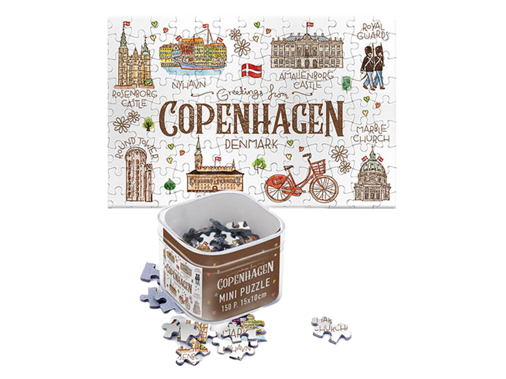 Puslespil, Minibox Akvarel CPH