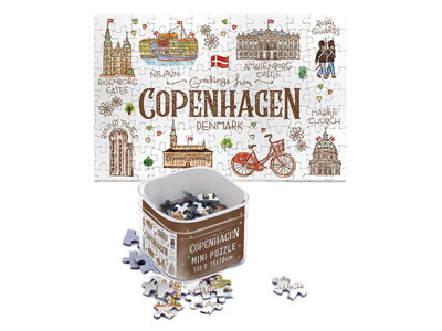 Puslespil, Minibox Akvarel CPH