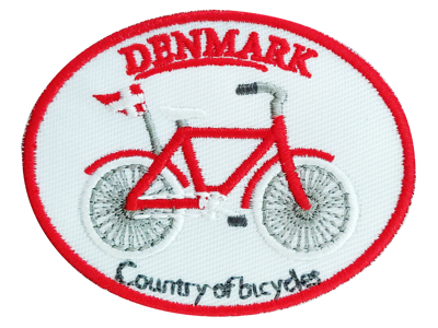 Stofmærke Cykel Rund