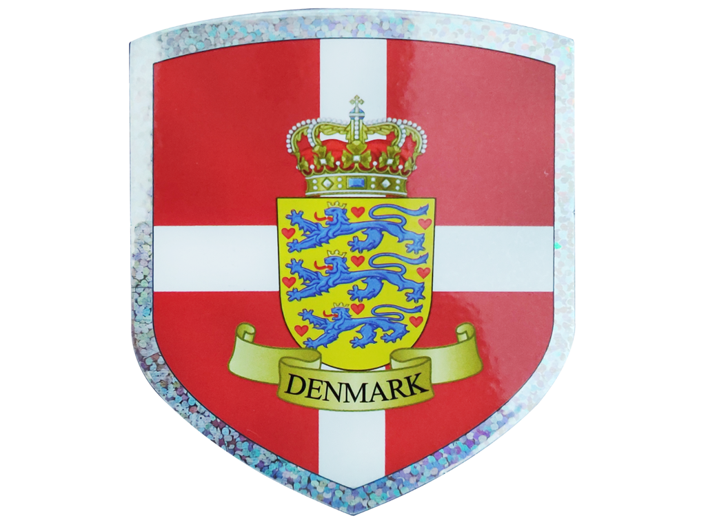 Klistermærke, Våbenskjold Flag
