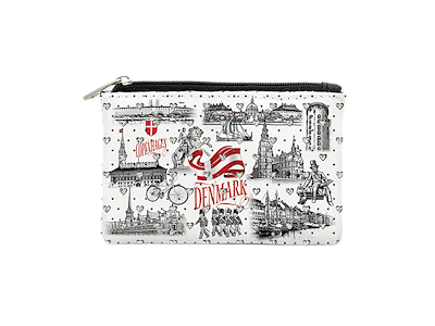 Pung, Lynlås m/Reinstone Black & White