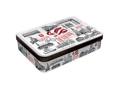 Tin Æske m/Pralines Black & White