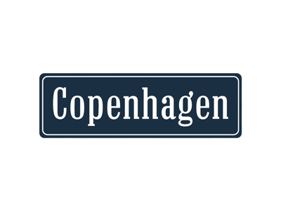 Klistermærke, CPH Vejskilt Folie