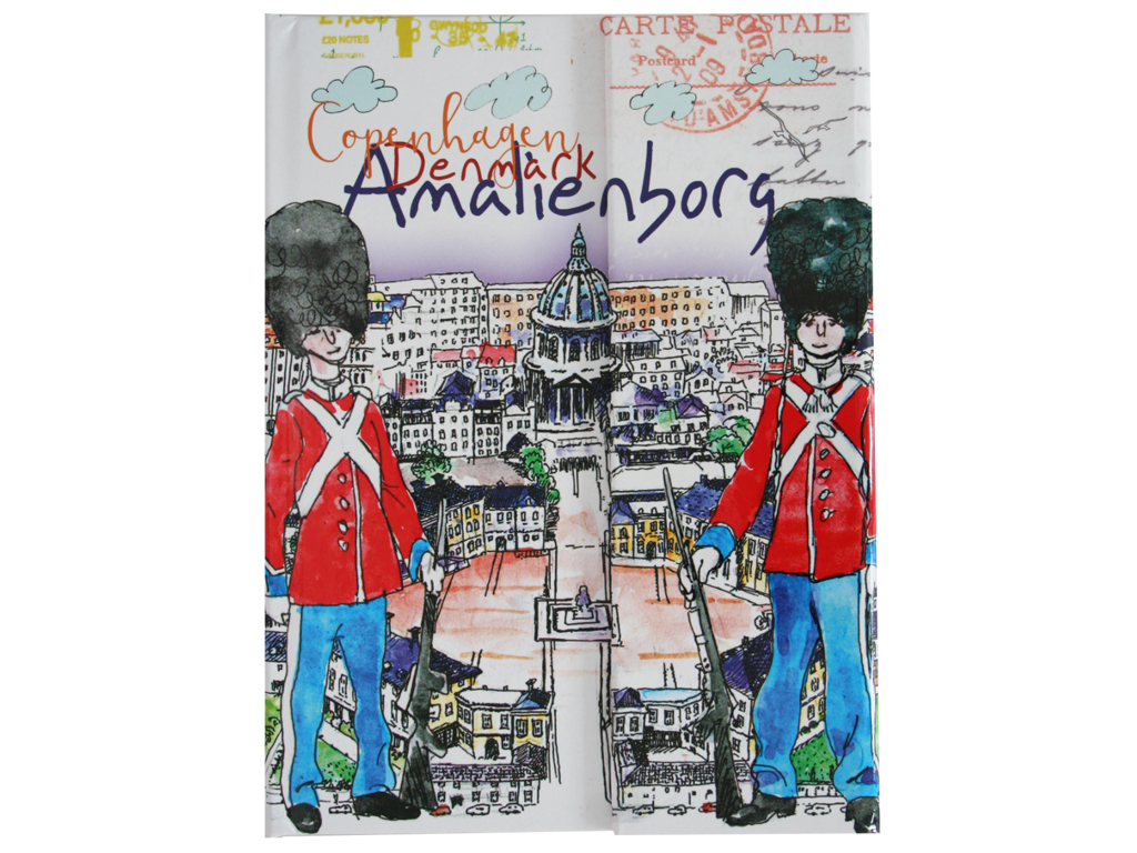 Notesbog Amalienborg 9 cm. x 14 cm.