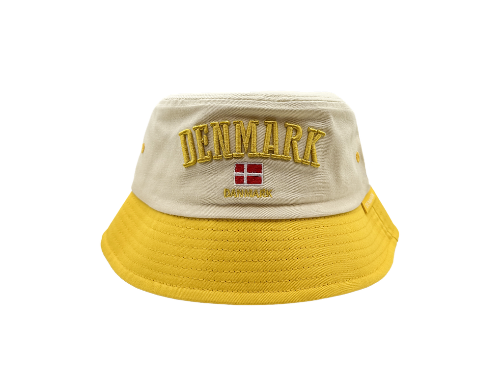Bøllehat, Beige+gul