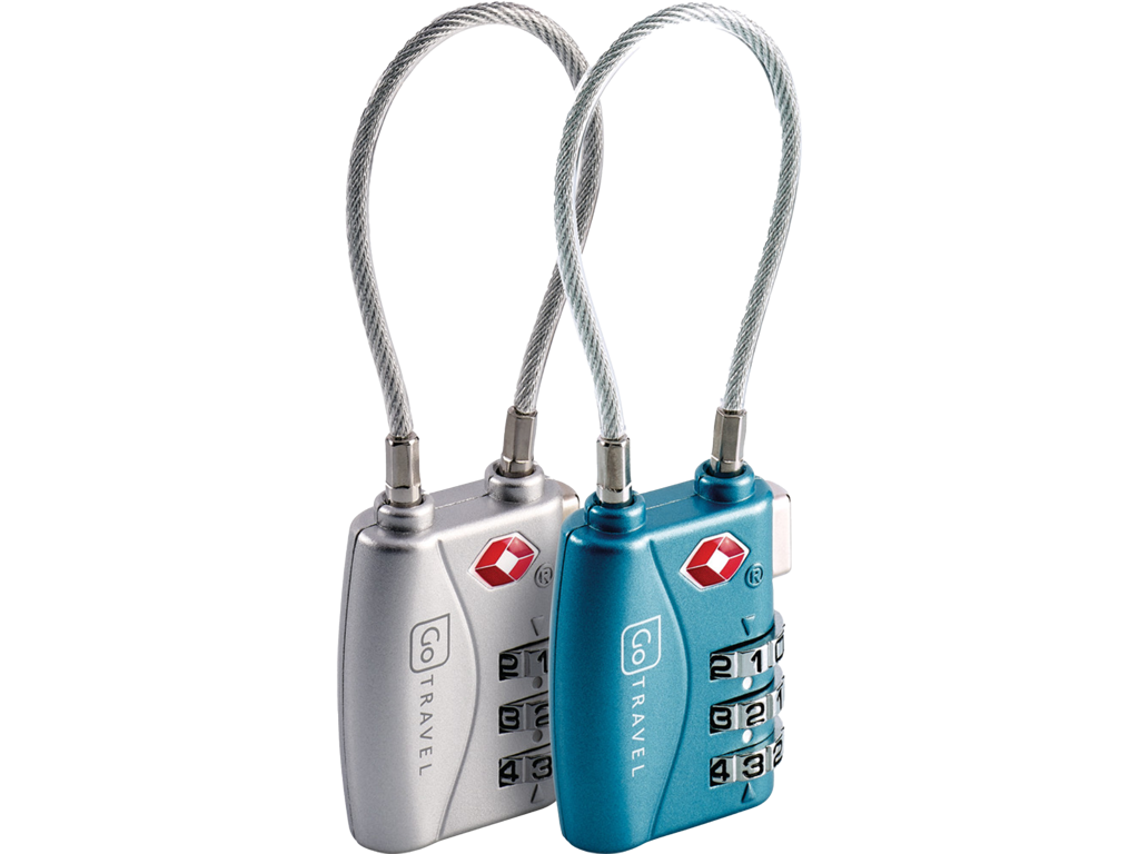 TSA Hængelås Med Kabel