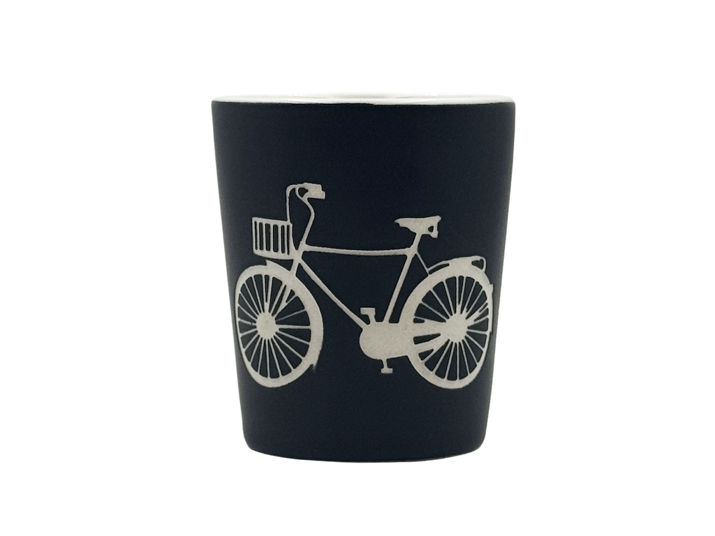 Shotglas sort Cykel