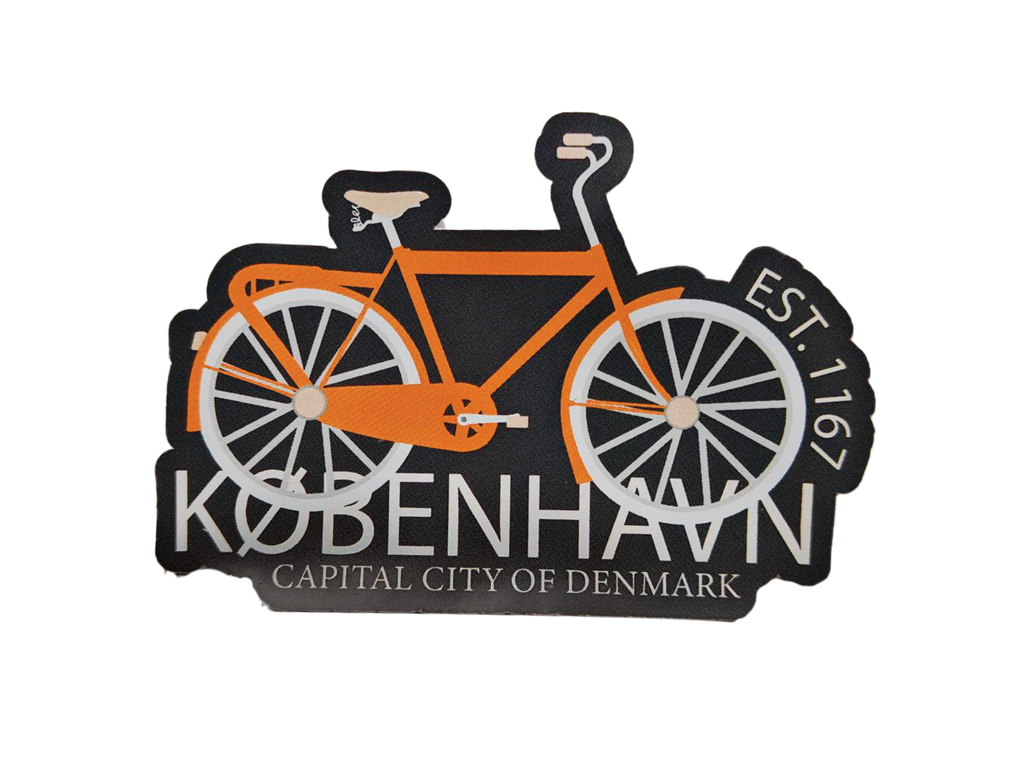 Klistermærke, Cykel Orange