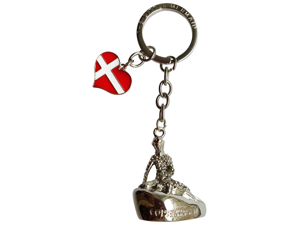 Nøglering, Den Lille Havfruer Med Sten Sølv