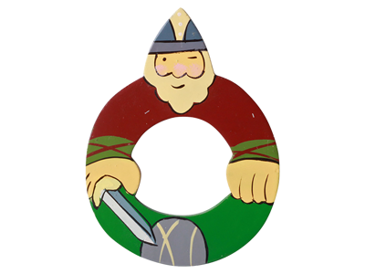 Træbogstav Viking O