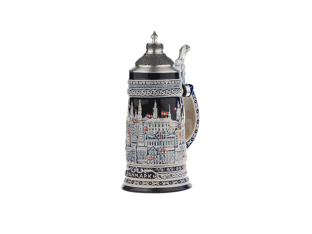 Bierstein, Byens Tårne Tin Låg 11 cm