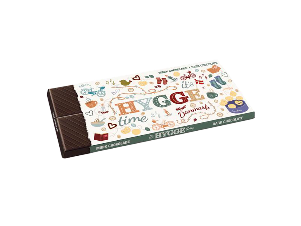Mørk Chokolade 100g Hygge Collage
