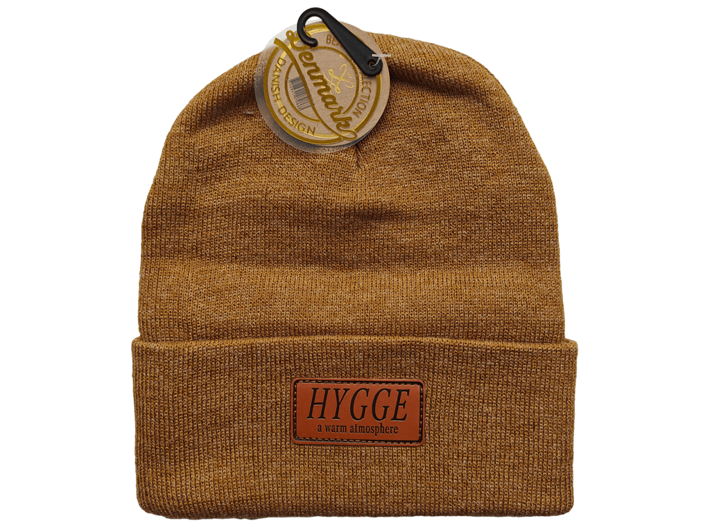 Beanie - Okker Gul Meleret - Hygge