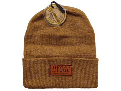Beanie - Okker Gul Meleret - Hygge