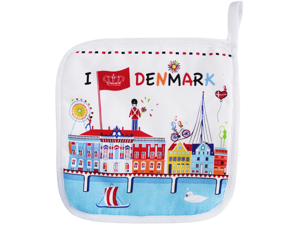 Grydelap I Love Denmark