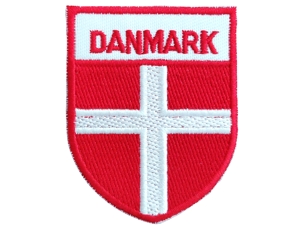 Stofmærke, Våbenskjold Flag Stor