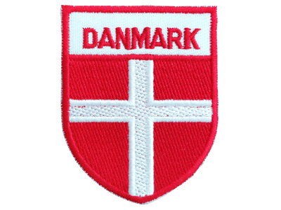 Stofmærke, Våbenskjold Flag Stor
