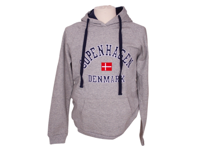 Hoodie, CPH Denmark Grå Voksen
