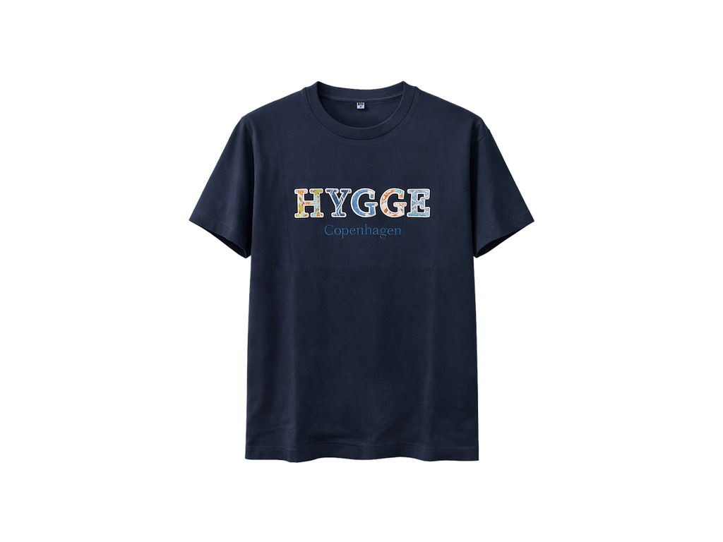 T-shirt, Hygge Mørkeblå
